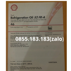 Shell Refrigeration S2 FRA68