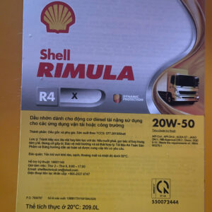 Dầu nhớt - Shell Rimula R4 X 20W-50 18L